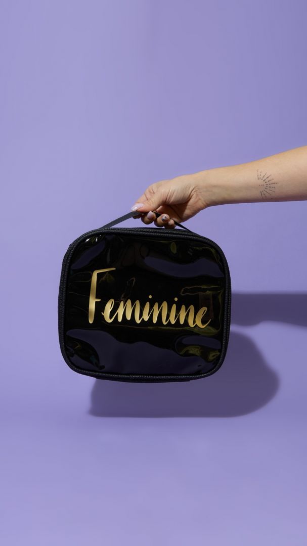 Yeni sezon makyaj çantası siyah