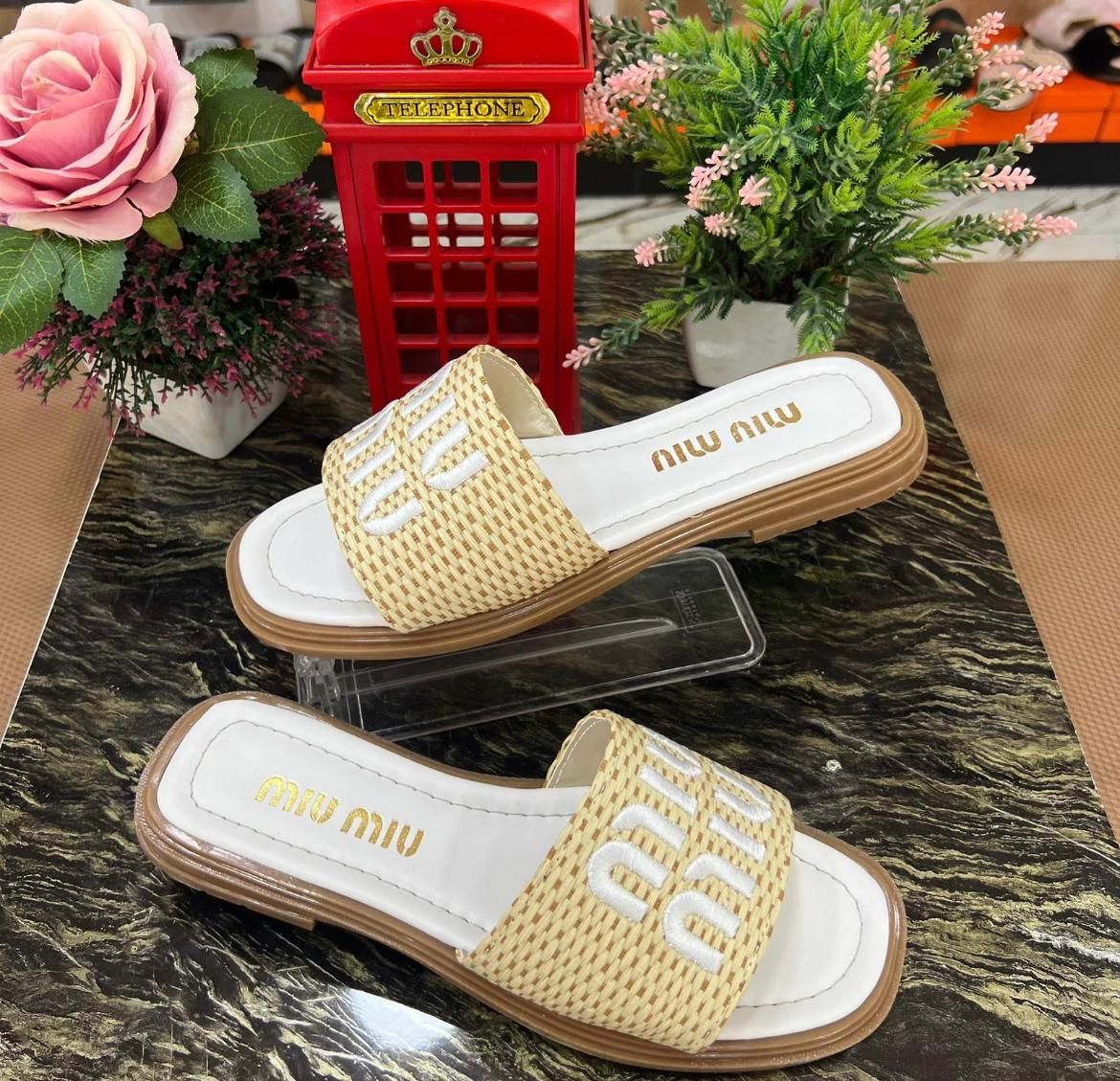 MIU MIU T1001 KADIN VİP TERLİK 